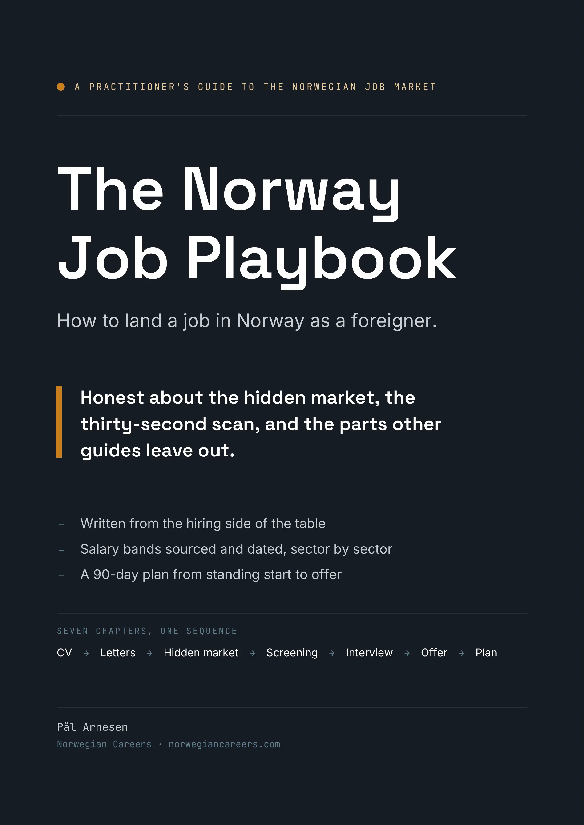 The Norwegian Career Playbook — book cover
